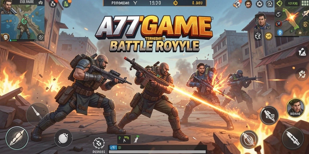 Tampilan aksi pertempuran yang mengesankan di A777GAME.