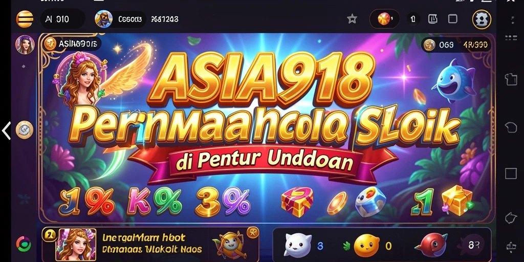 Tangkapan layar dari gameplay ASIA918 menampilkan slot yang menarik dan dinamis.