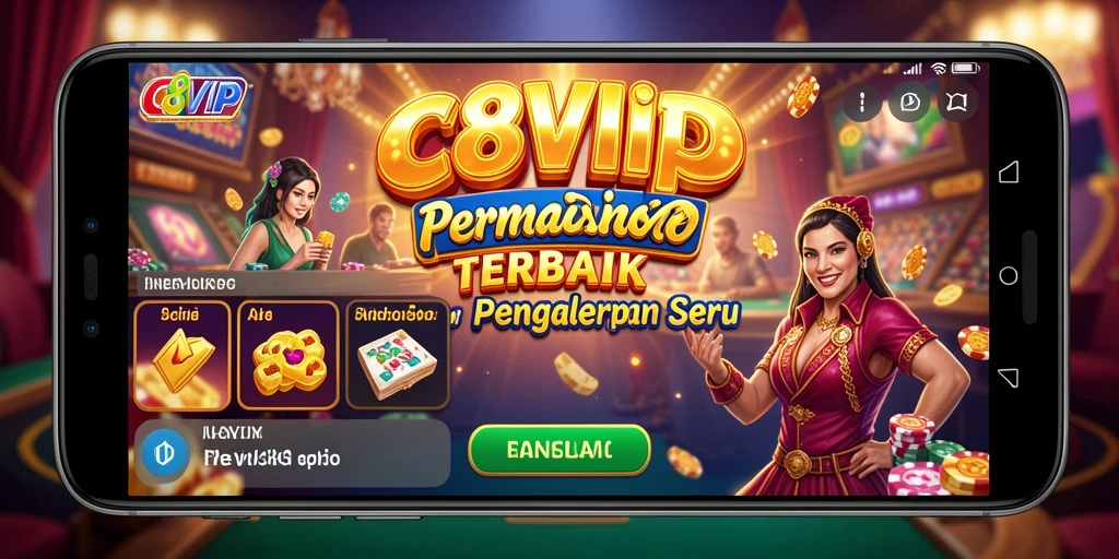 Tampilan gameplay C8VIP yang seru dan mengasyikkan.