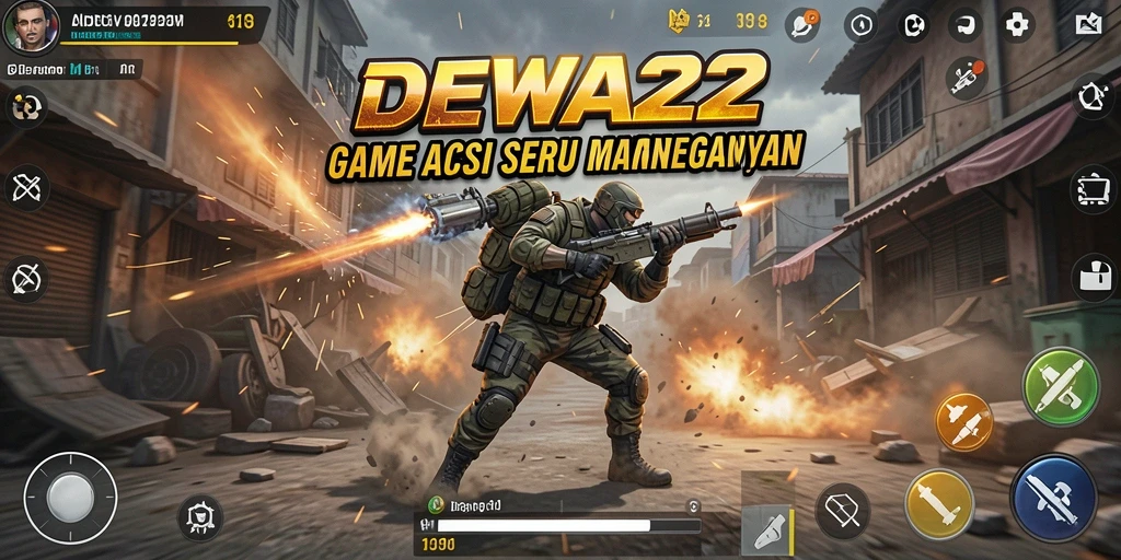 Tampilan screenshot gameplay DEWA22 yang penuh aksi dan tantangan.