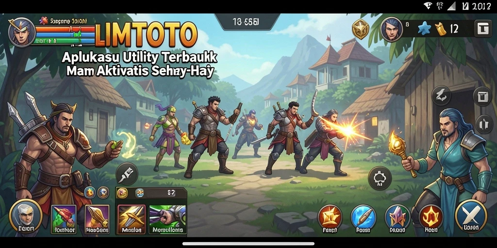 Tampilan aplikasi HALIMTOTO yang menarik dan fungsional.