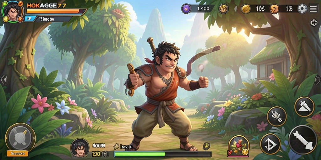 Screenshot HOKAGE77 menampilkan gameplay yang seru dan menghibur.