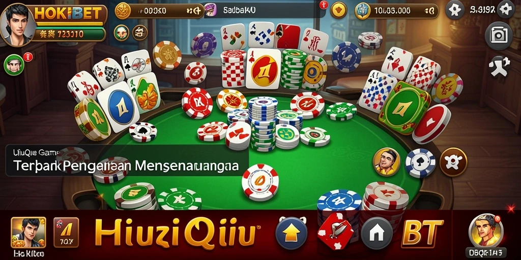 Gameplay seru QiuQiu di HOKIBET dengan teman-teman.