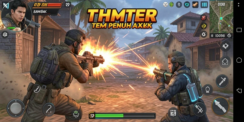 Tangkapan layar dari gameplay intens di ID098 yang menarik.