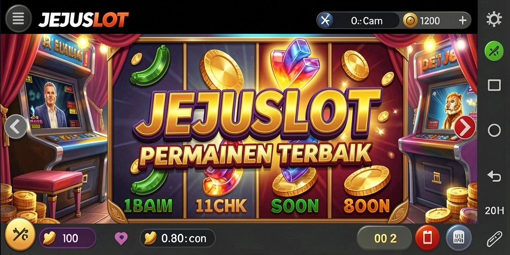 Tampilan gameplay seru di JEJUSLOT dengan berbagai slot menarik.