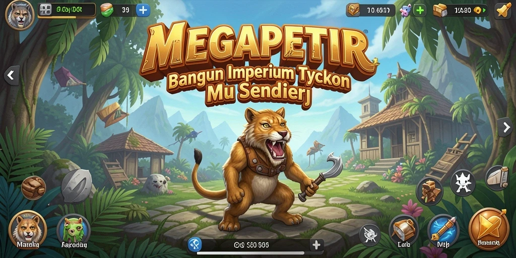 Tampilan gameplay MEGAPETIR yang seru dan menarik.
