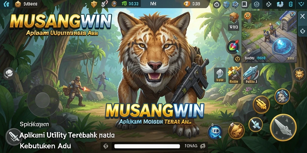 Tampilan antarmuka MUSANGWIN yang modern dan fungsional.