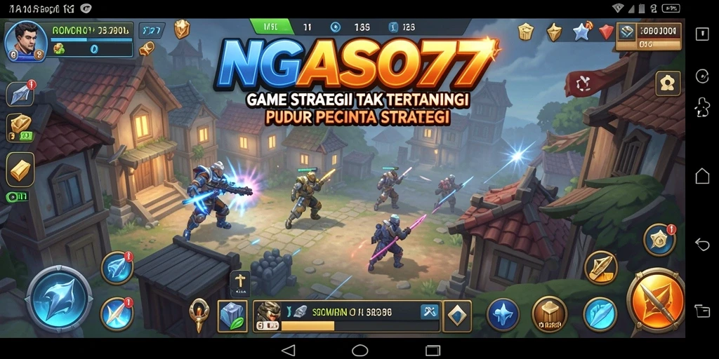 Skrinsot gameplay yang menampilkan strategi mendebarkan di NGASO77.