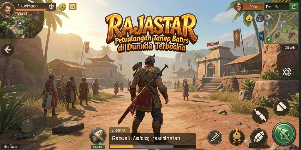 Gameplay RAJASTAR yang mendalam dan penuh petualangan.