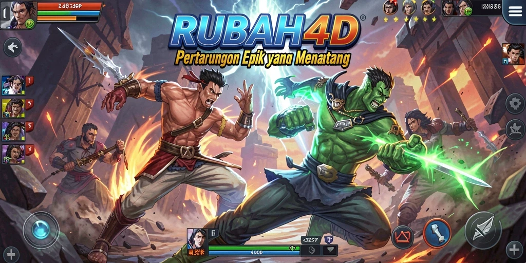 Tampilan gameplay RUBAH4D yang seru dan penuh aksi.