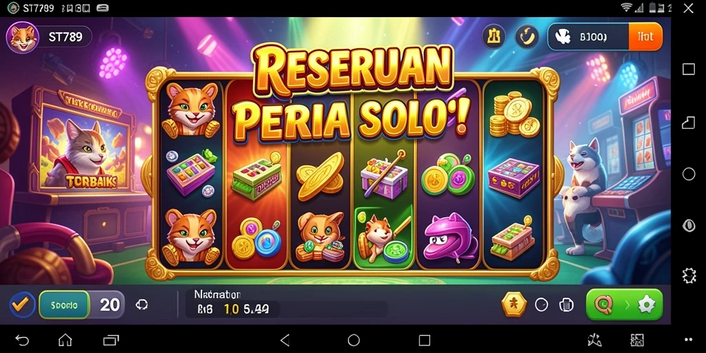 Tampilan menarik dari permainan Slot ST789 dengan grafis memukau.