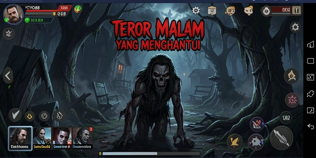 Gameplay menegangkan dari YOYO88 yang penuh kengerian.